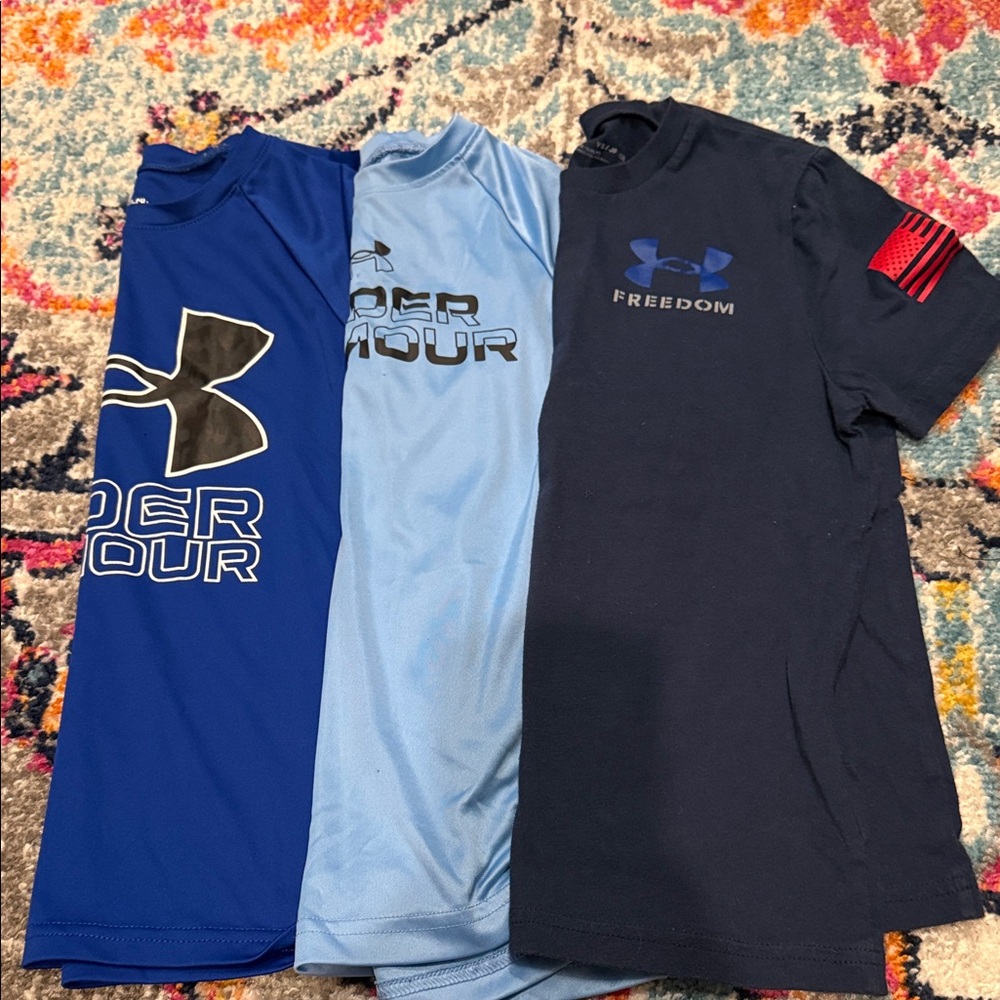 Lot of 3 Under Armour Kids' Tees